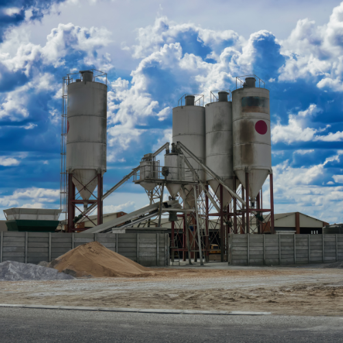 aggregate-silo-image Aggregate silos