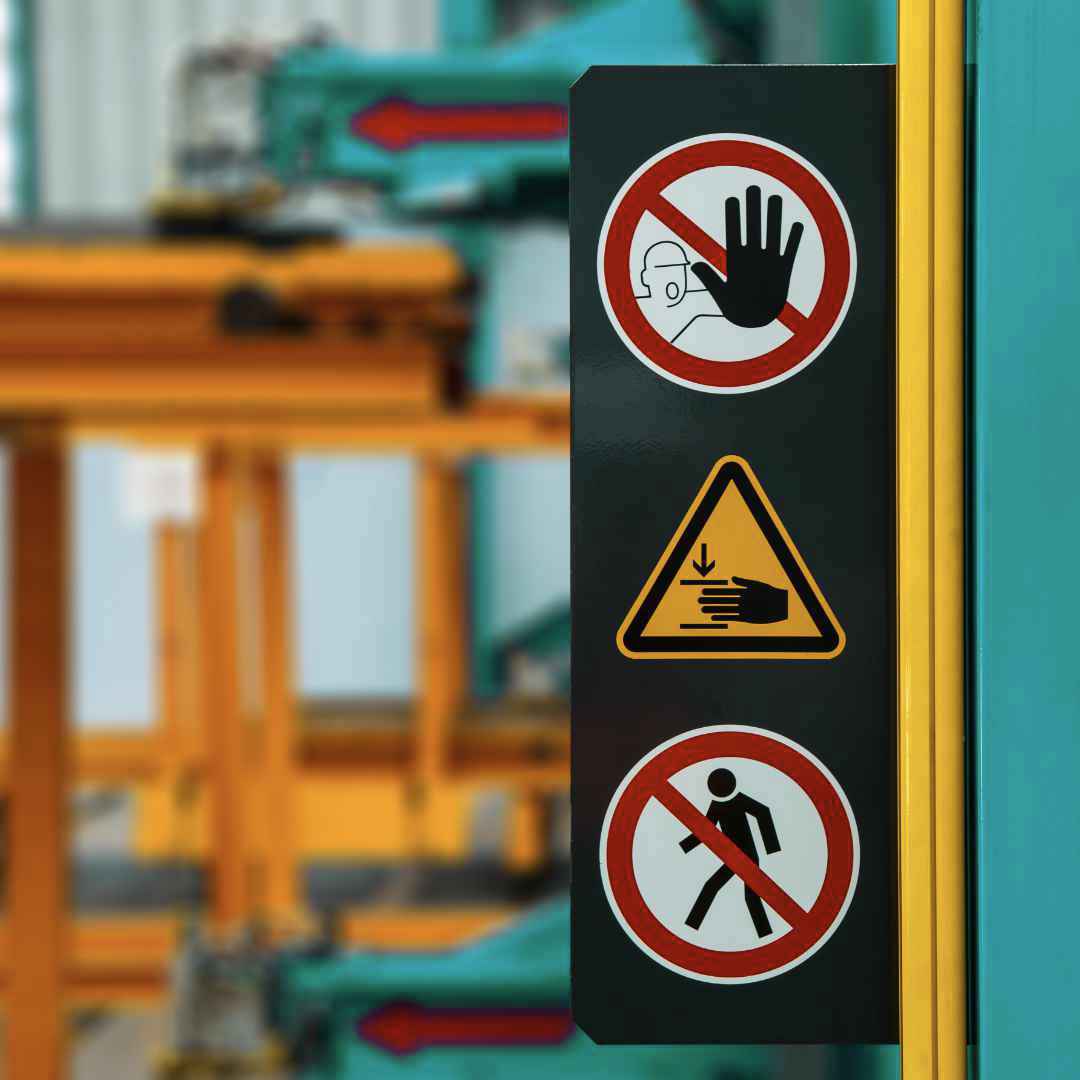 bulk-material-safety-sign Bulk material handling equipment safety standards sign